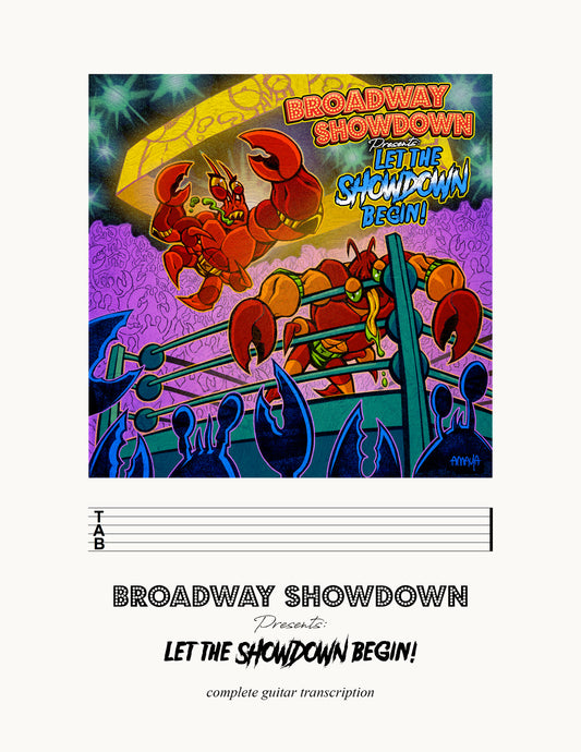 Broadway Showdown Presents: Let the Showdown Begin! - Guitar Tabs (DIGITAL DOWNLOAD)